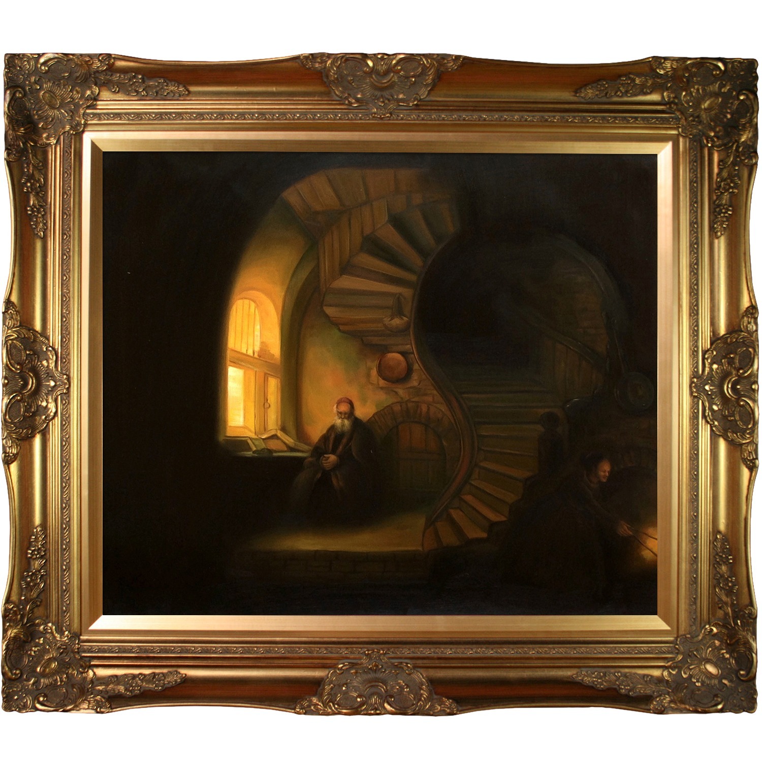 1500x1500 Shop Rembrandt Van Rijn - The Philosopher Painting