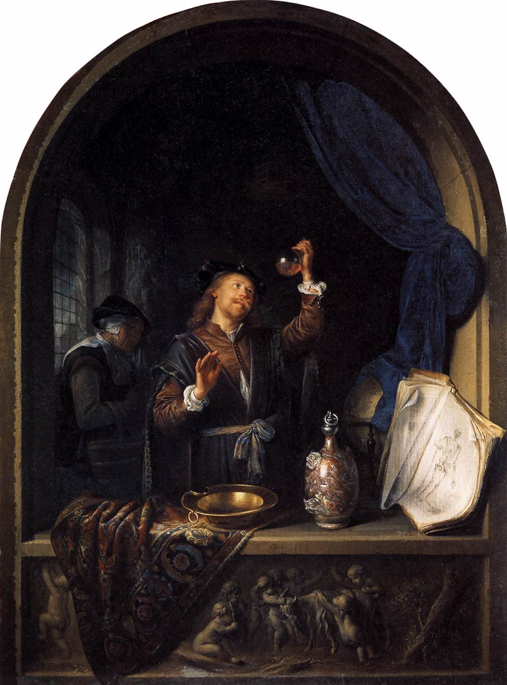 1000x1350 Filethe Doctor 1653 Gerard Dou.jpg - The Physician Painting 1653