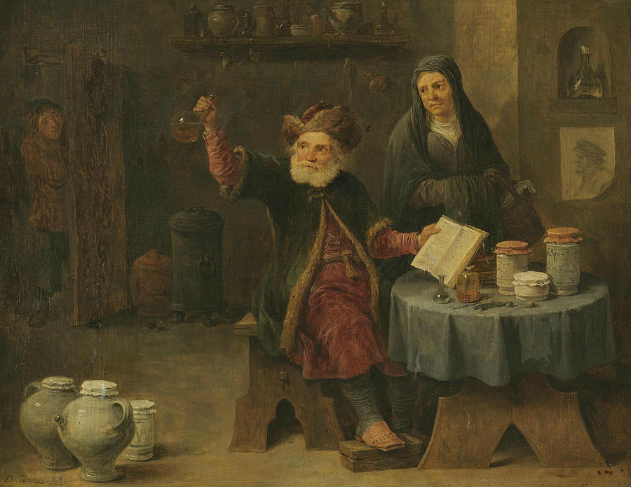 900x695 The Visit To The Physician Painting By David Teniers The Younger - The Physician Painting