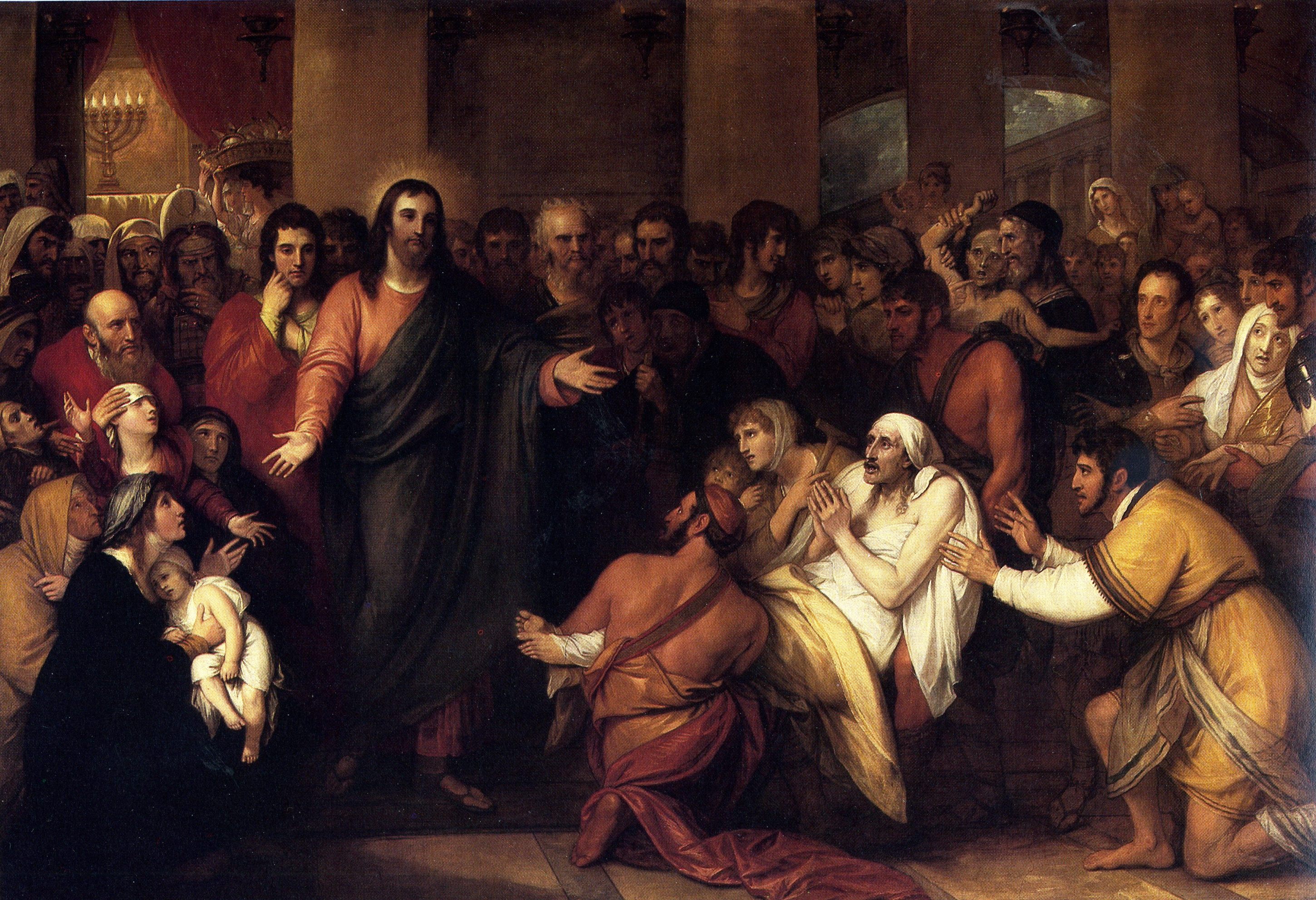 2900x1983 Benjamin West Painting A Physician Of Lexington - The Physician Painting