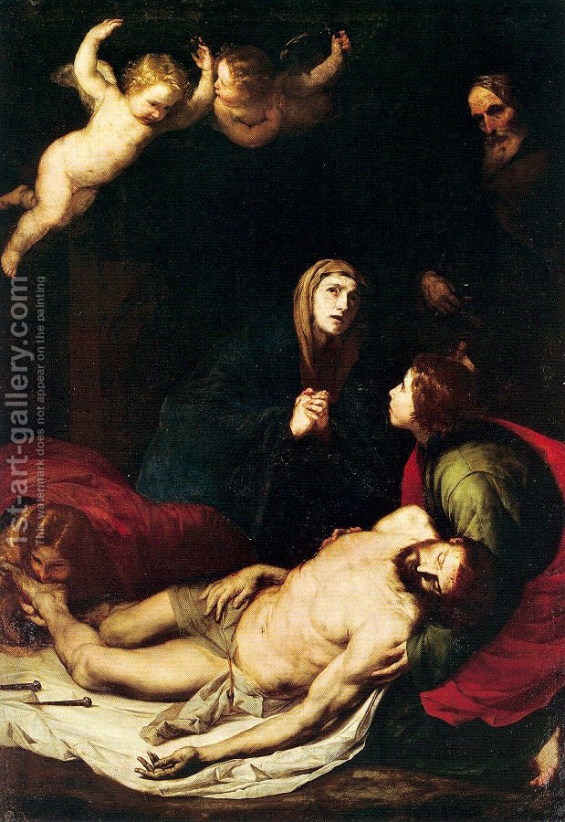 619x900 Pieta 1637 Jusepe De Ribera Reproduction 1st Art Gallery - The Pieta Painting