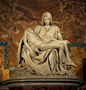 275x288 (Michelangelo) - The Pieta Painting
