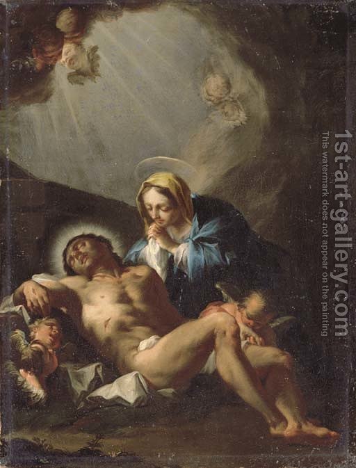 512x673 The Pieta Francesco Trevisani Reproduction 1st Art Gallery - The Pieta Painting