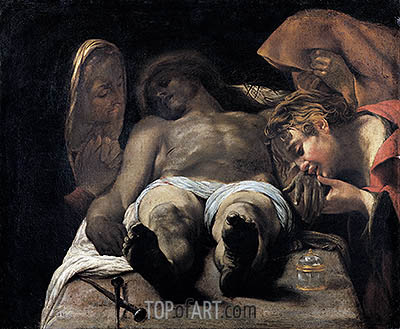 400x329 Lamentation Over The Dead Christ (The Pieta) Orazio Borgianni - The Pieta Painting