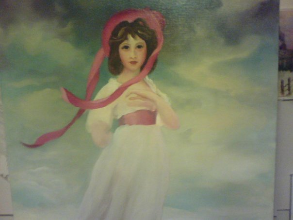 604x453 Was That Monet Or Manet Cricket's Hide A Hole - The Pink Lady Painting