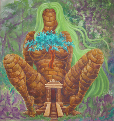 375x399 Brooklyn Museum Lady Pink - The Pink Lady Painting