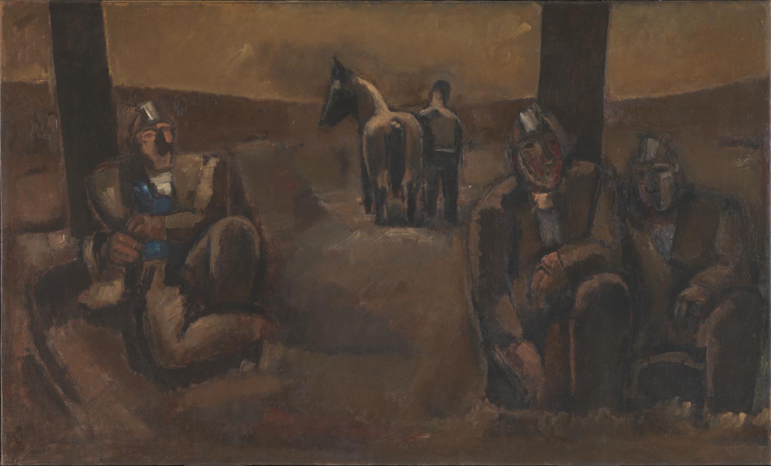 1536x929 The Pit Pony', Josef Herman, 1958 9 Tate - The Pit Painting