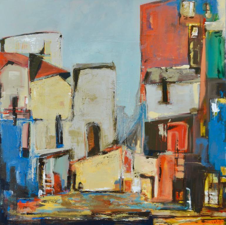 770x767 Saatchi Art The Plaza Painting By Katya Lebrija - The Plaza Painting