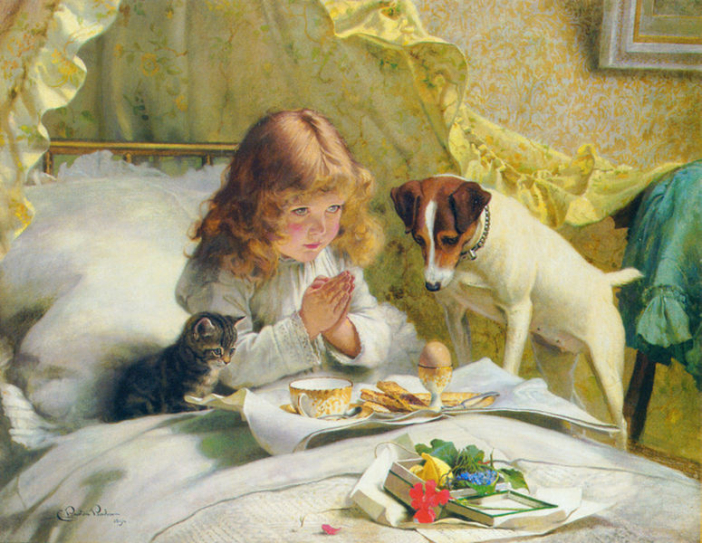 702x543 A Special Pleader By Charles Burton Barber - The Pleader Painting
