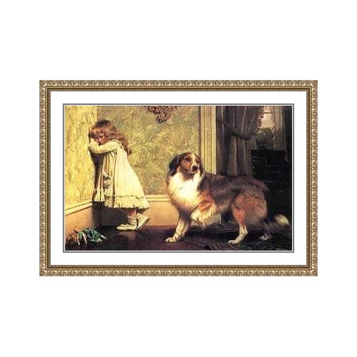 500x500 I Have A C Burton Barber Painting Of A Special Pleading It - The Pleader Painting