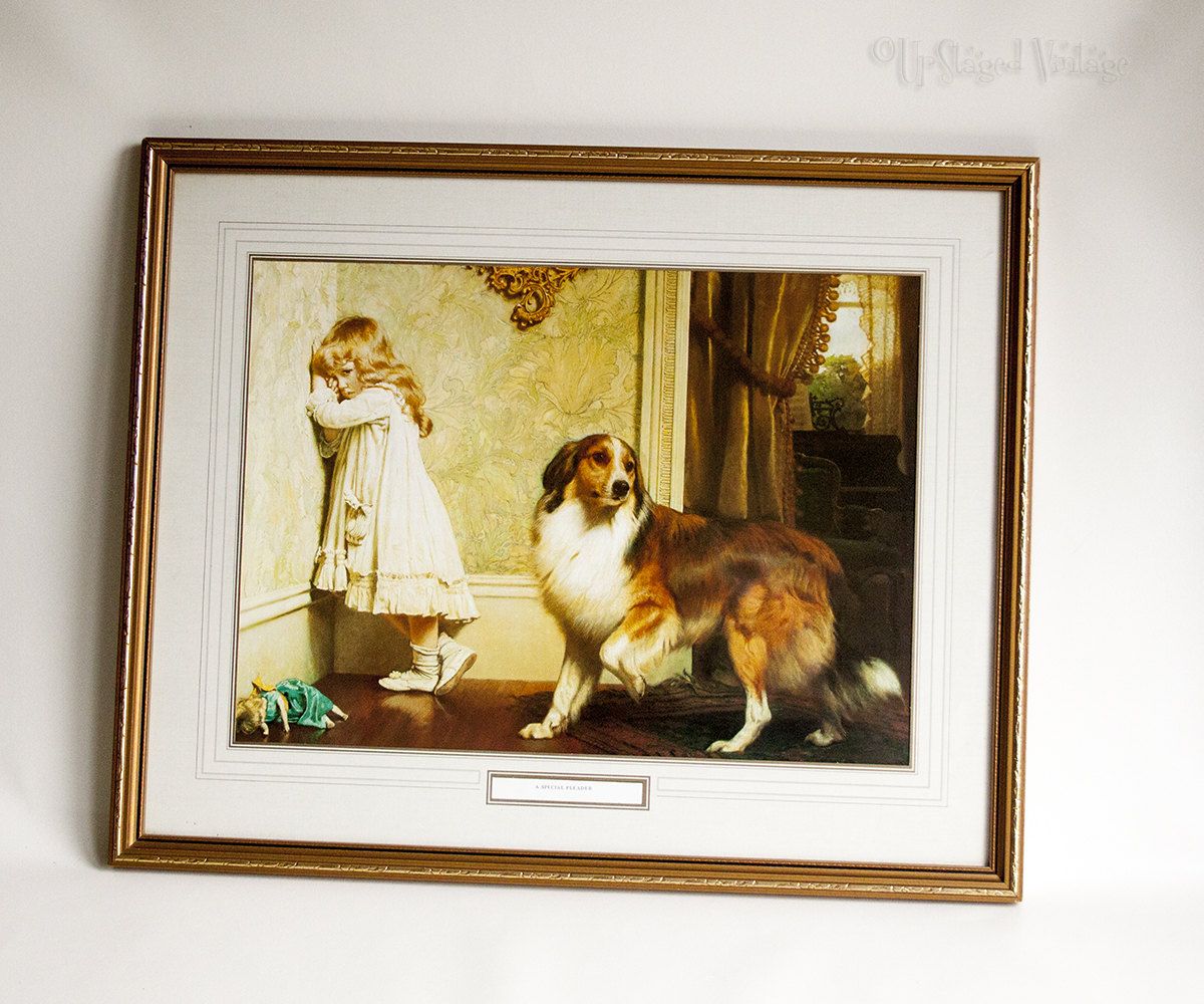 1200x1000 Vintage 1970s A Special Pleader Charles Burton Barber Framed Print - The Pleader Painting