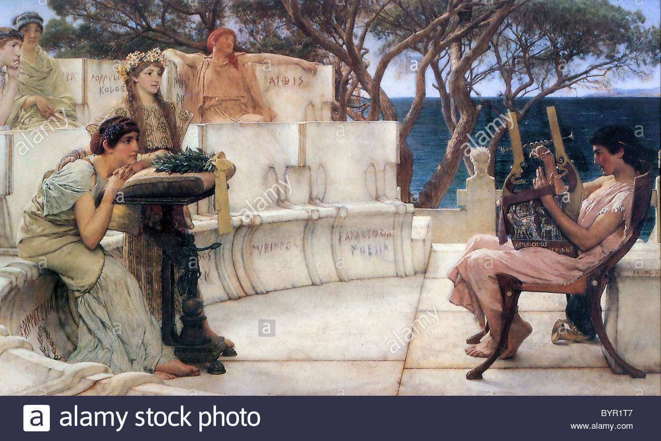 1300x867 Sappho Poet Stock Photos Amp Sappho Poet Stock Images - The Poetess Painting