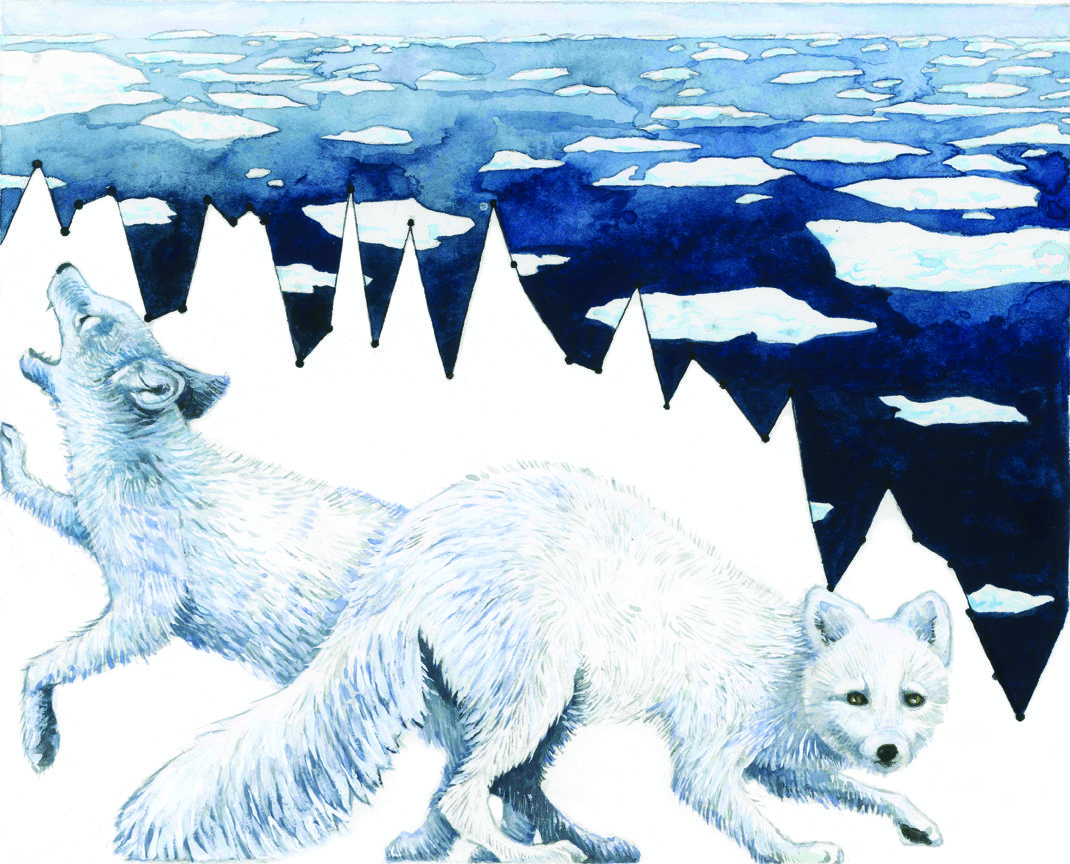 1070x864 Painter Captures The Data Of Climate Change In 7 Stunning - The Polar Sea Painting