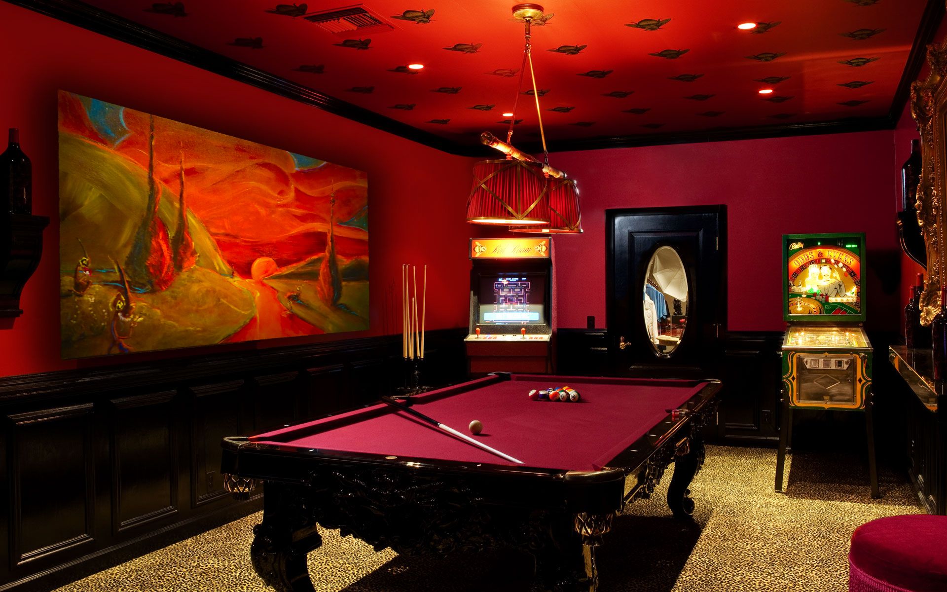 1920x1200 A Nice Pool Hall With A Hot New Painting On The Side Httpwww - The Pool Hall Painting