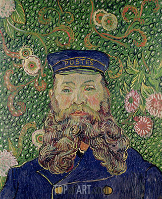 327x400 Portrait Of The Postman Joseph Roulin Vincent Van Gogh - The Postman Painting