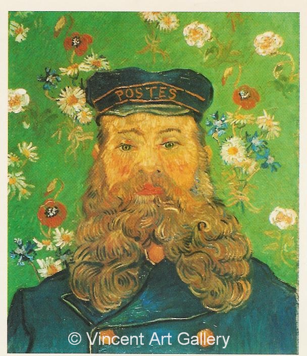 608x704 Portrait Of The Postman Joseph Roulin By Vincent Van Gogh - The Postman Painting