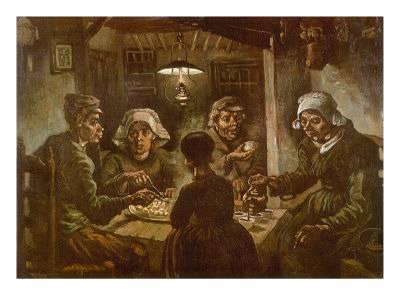 400x300 The Potato Eaters, 1885 Giclee Print By Vincent Van Gogh - The Potato Eaters Painting