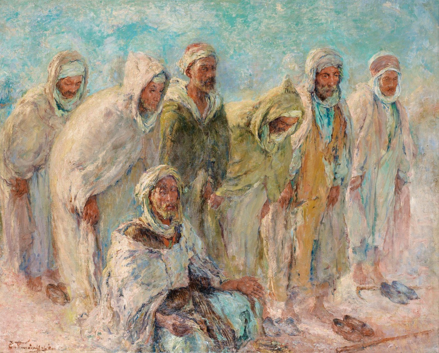 1400x1127 The Prayer - The Prayer Painting