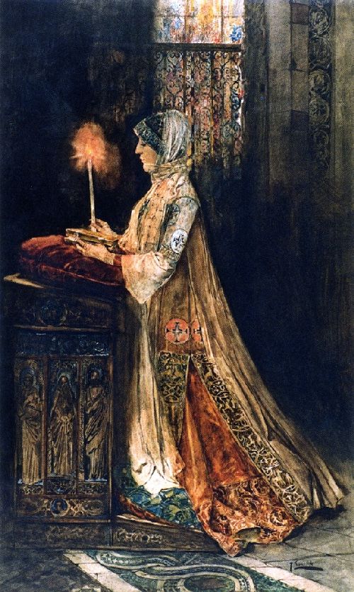 500x835 The Prayer Painting Joaquin Sorolla Y Bastida Oil Paintings - The Prayer Painting