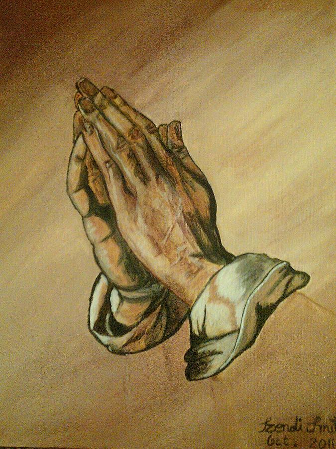 675x900 The Praying Hands Painting By Dis Art - The Prayer Painting