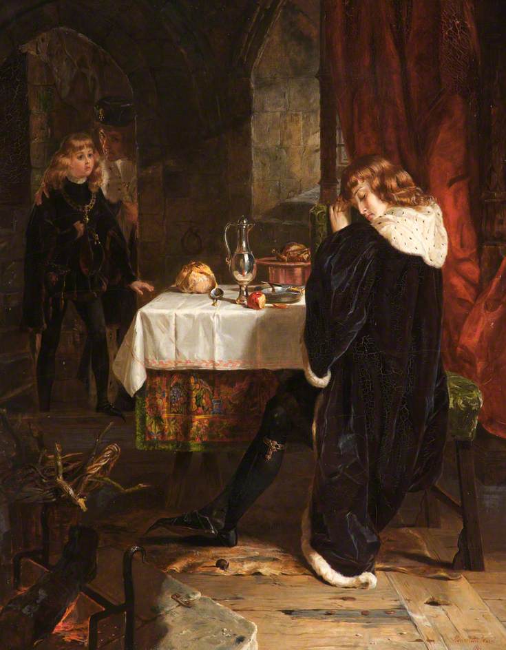 735x944 The Princes In The Tower Art Uk - The Prince Painting