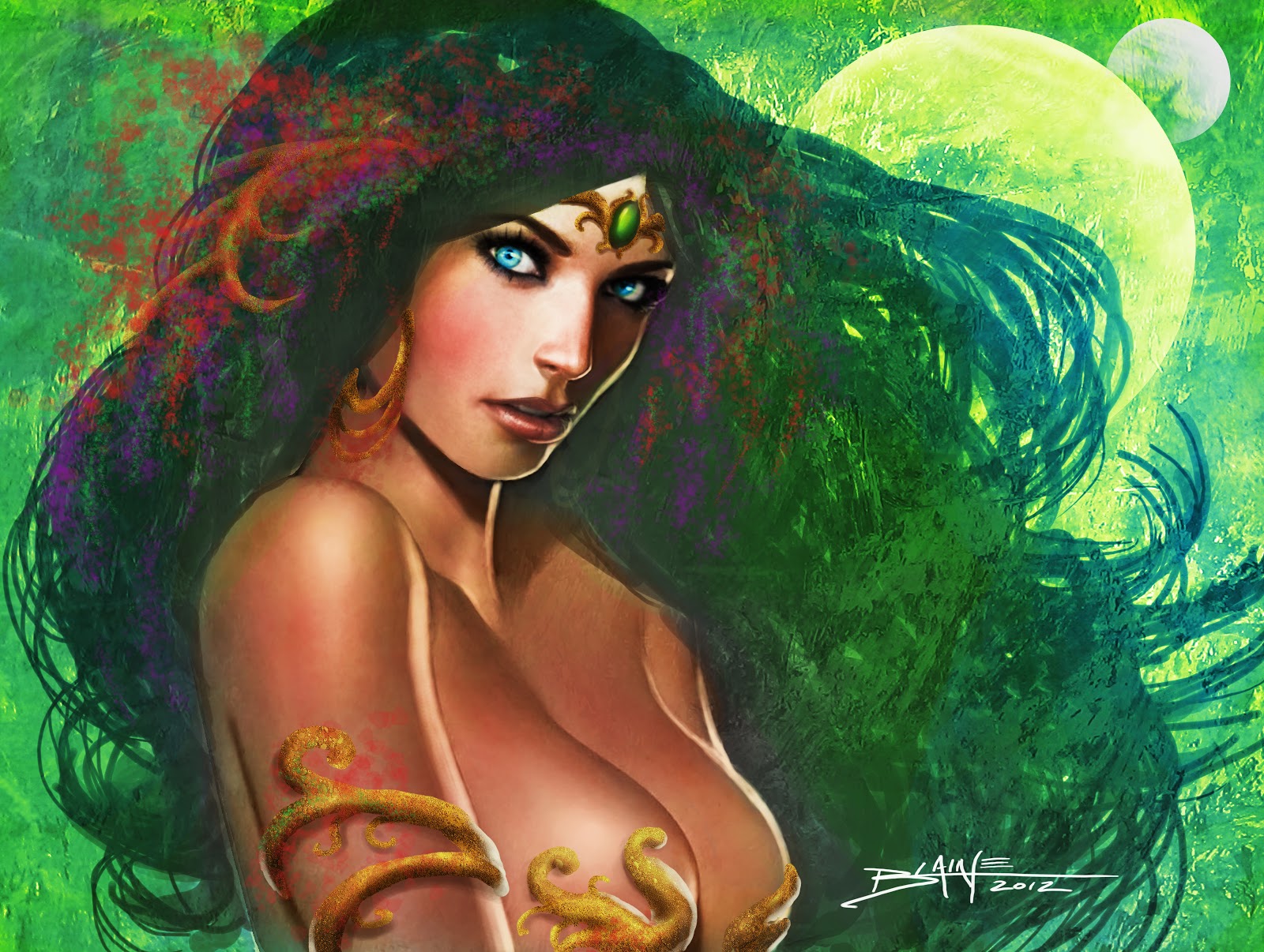 1600x1206 The Art Of Patrick Blaine A Princess Of Mars - The Princess Of Mars Painting