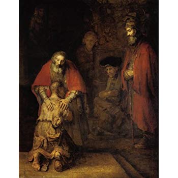 350x350 Return Of The Prodigal Son Fine Art Poster Print By - The Prodigal Painting
