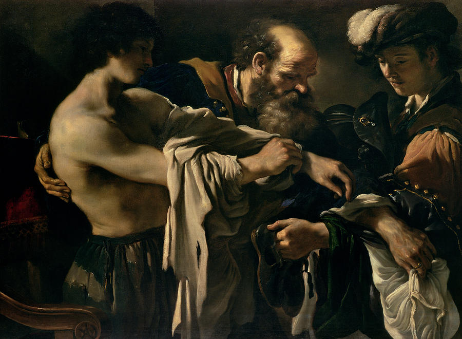 900x660 The Return Of The Prodigal Son Painting By Giovanni Francesco Barbieri - The Prodigal Painting