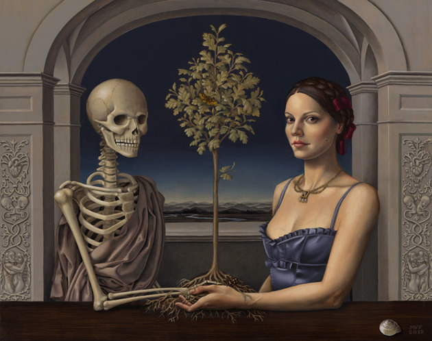 630x498 One Surrealist A Day, The Promise Ii By Madeline Von Foerster - The Promise Painting