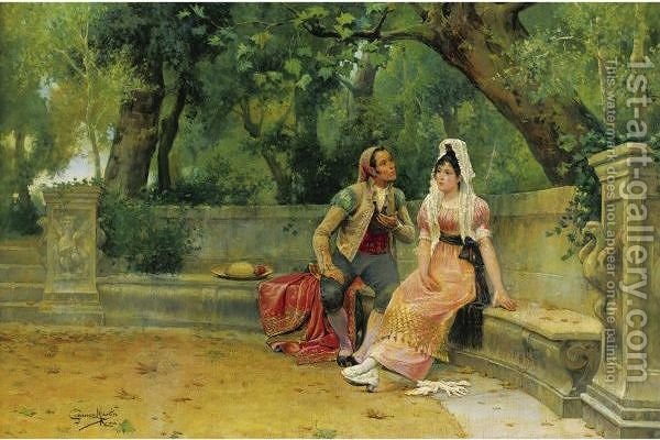 600x400 The Proposal Juan Gimenez Y Martin Reproduction 1st Art Gallery - The Proposal Painting