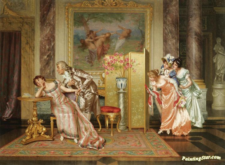 750x550 The Proposal Artwork By Vittorio Reggianini Oil Painting Amp Art - The Proposal Painting