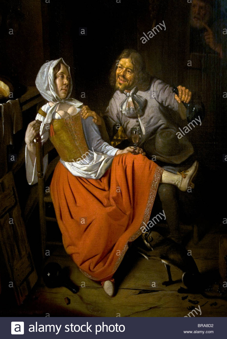 930x1390 Netherlands Pieter Gerritsz Van Roestraten Painting - The Proposition Painting