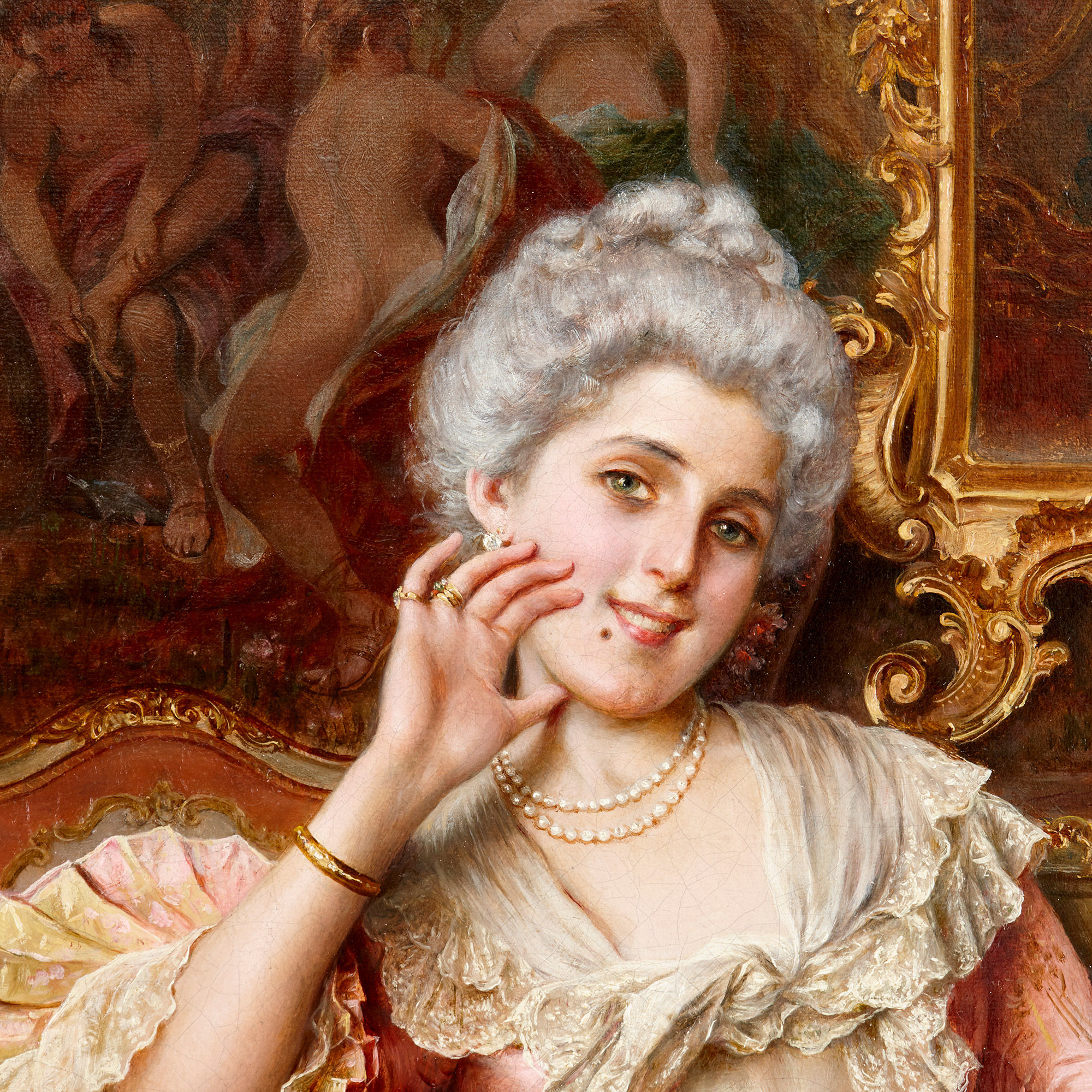 2000x2000 The Proposition', 19th Century Oil On Canvas Painting By Arturo - The Proposition Painting