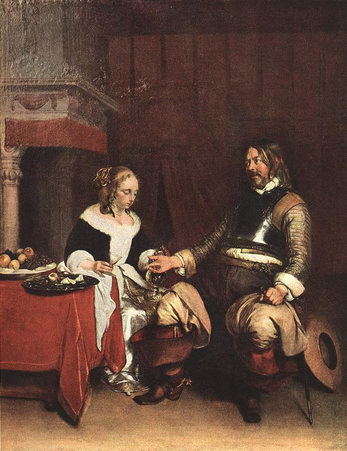 675x879 Early Modern Whale The Proposition And A Woman's Reply - The Proposition Painting