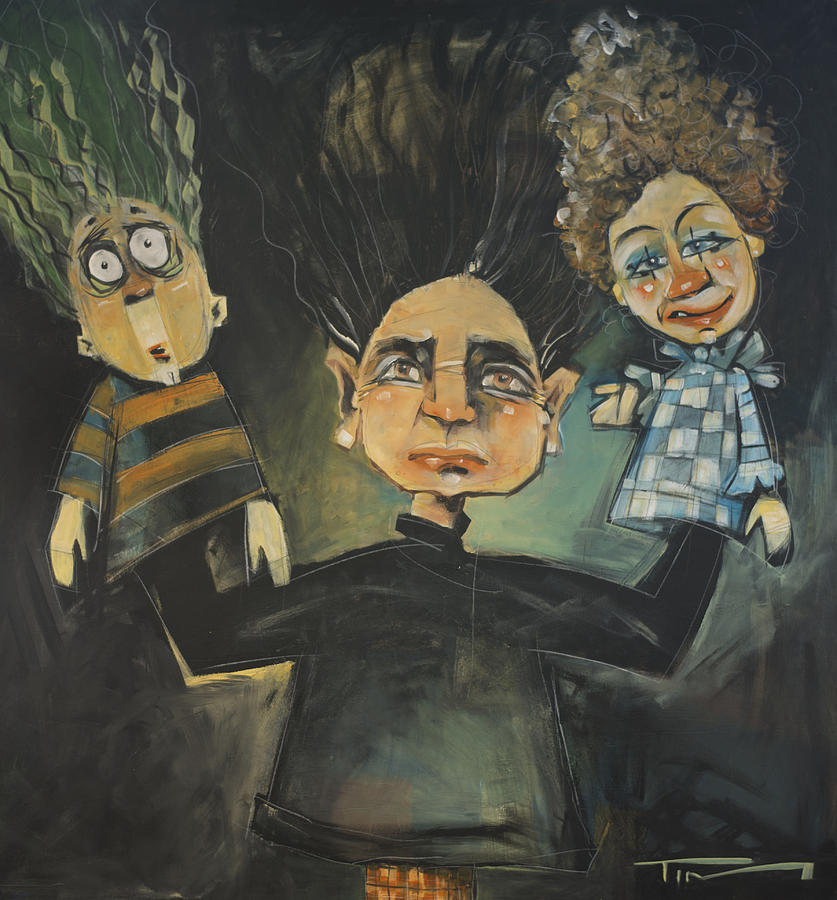 837x900 The Puppeteer Painting By Tim Nyberg - The Puppeteer Painting