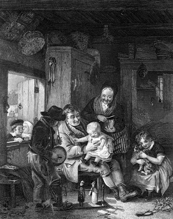 600x760 Jig Dolls, Limberjacks Or Les Gigueux - The Puppeteer Painting