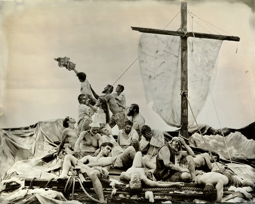 858x686 Zenfolio Nostalgic Glass Wet Plate Studio The Capsizing - The Raft Of The Medusa Painting