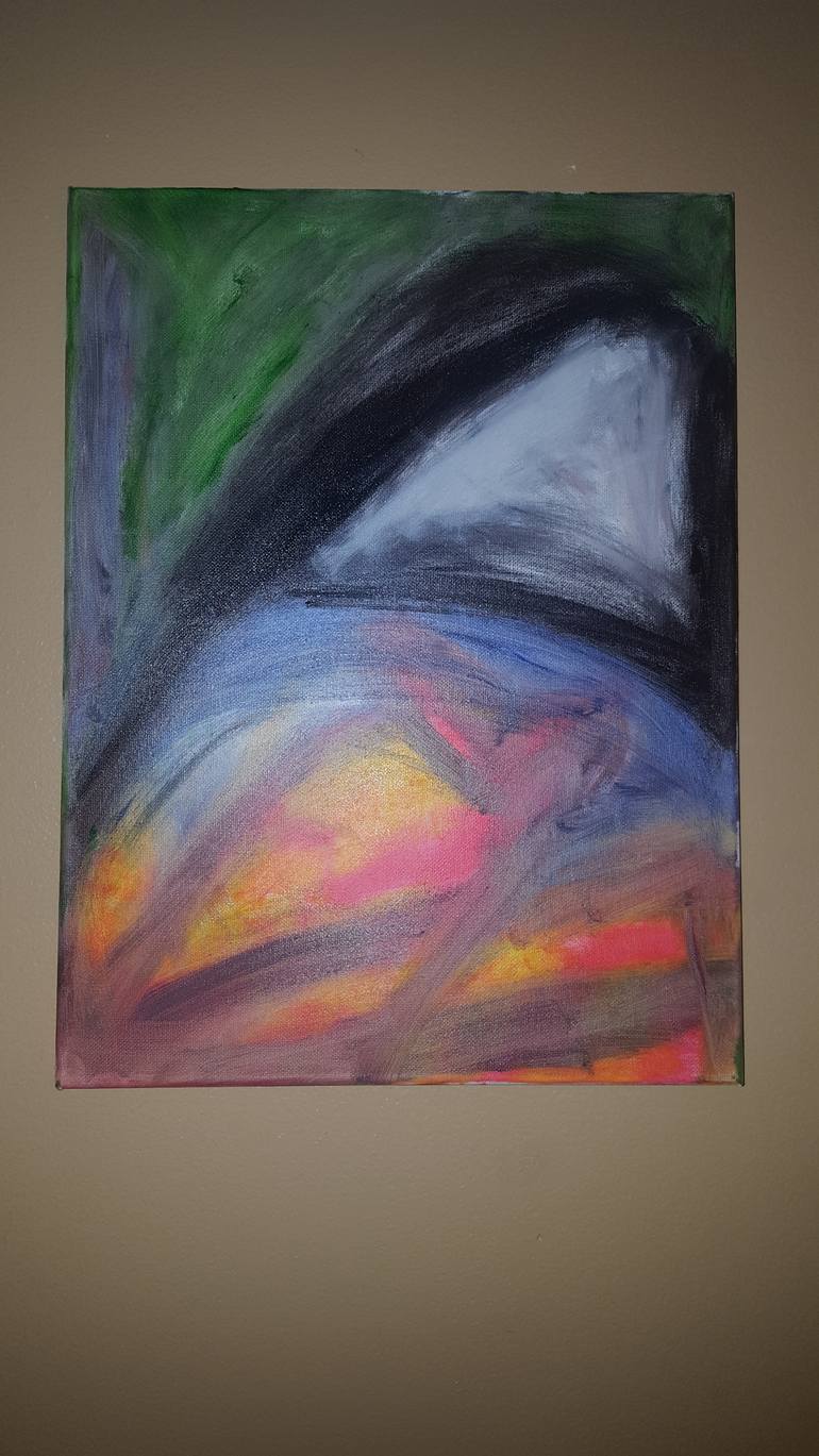 770x1369 Saatchi Art The Other Side Of The Rainbow Painting By Khloe Travis - The Rainbow Painting