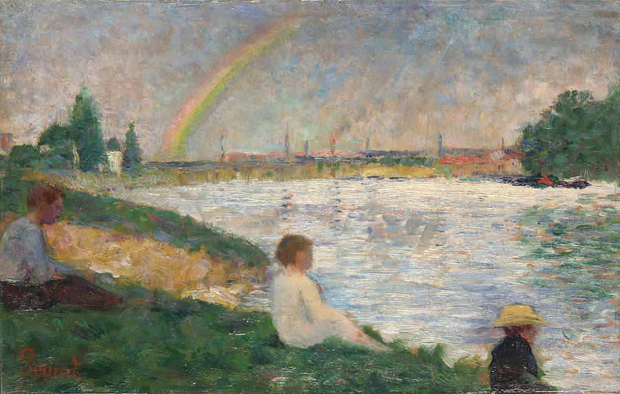 900x572 The Rainbow Painting By Georges Seurat - The Rainbow Painting