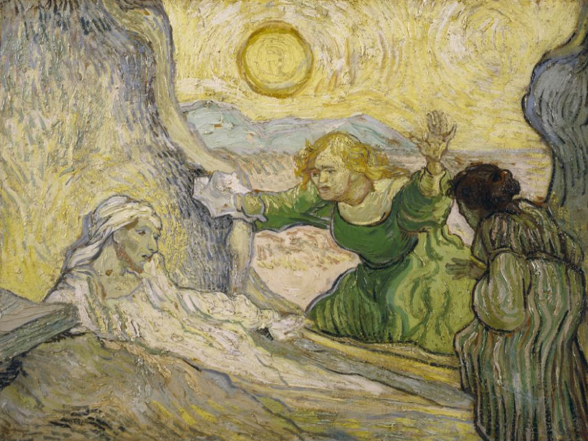 856x643 Vincent Van Gogh The Raising Of Lazarus - The Raising Of Lazarus Painting