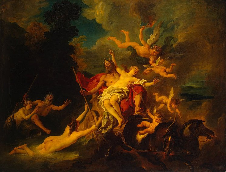 745x565 Rape Of Proserpine - The Rape Of Persephone Painting