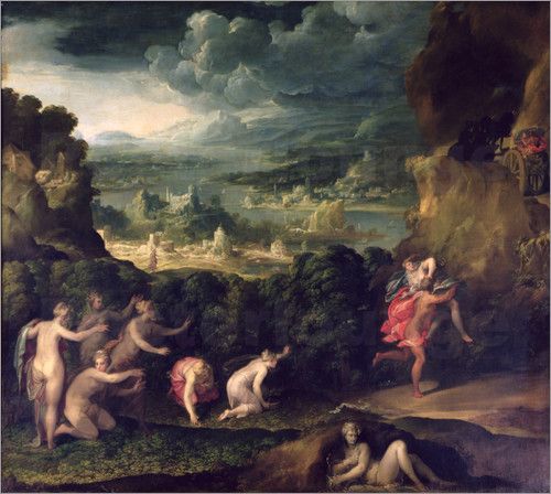 500x448 Niccolo Dell'Abbate, C. 1509 - The Rape Of Persephone Painting