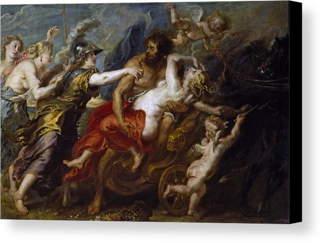 661x502 The Rape Of Proserpina Canvas Print Canvas Art By Peter Paul - The Rape Of Proserpina Painting
