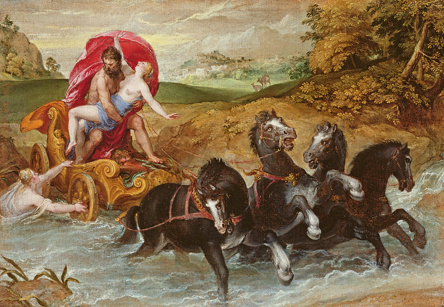 900x621 The Rape Of Proserpine, C.1573 Painting By Christoph Schwartz - The Rape Of Proserpina Painting