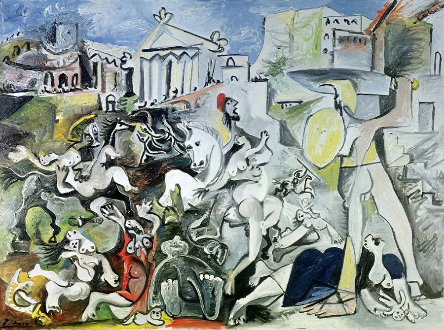 900x670 The Rape Of The Sabine Women, By Pablo Picasso - The Rape Of The Sabine Women Painting