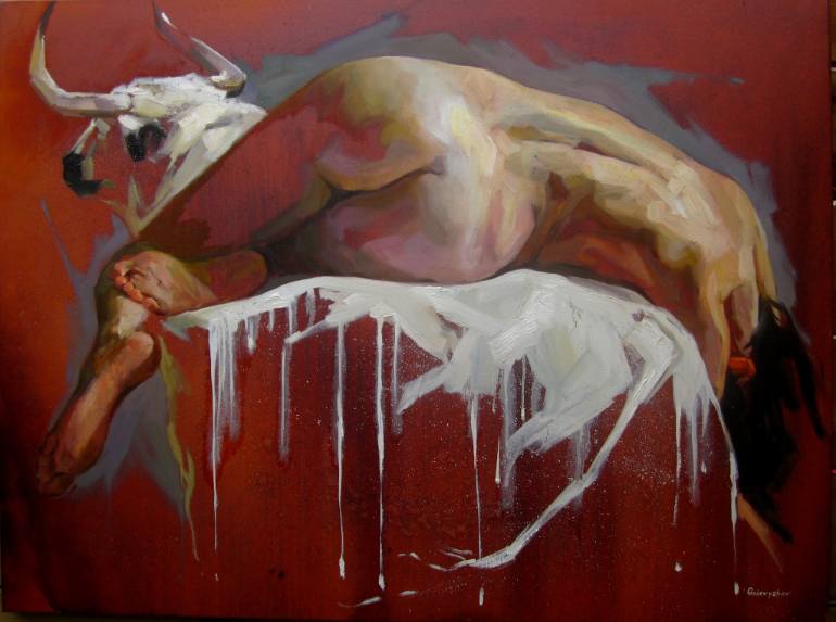 770x573 Saatchi Art The Rape Of Europa Painting By Oleksii Gnievyshev - The Rape Painting