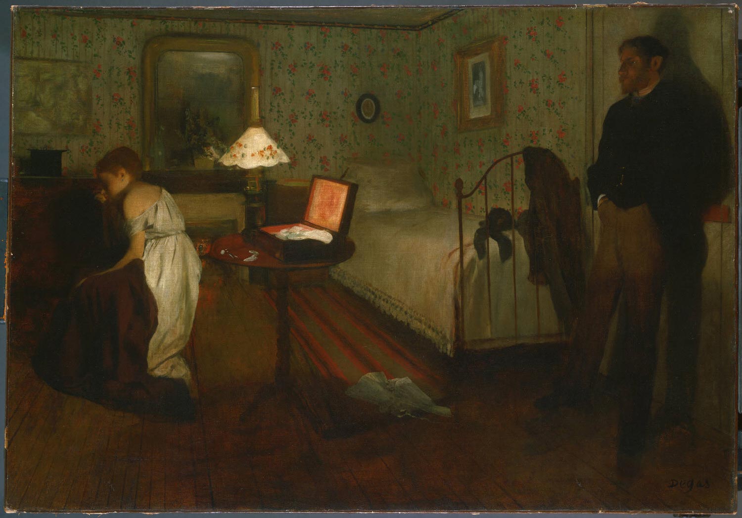 1500x1047 Interior (Degas) - The Rape Painting