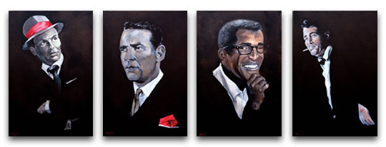 540x207 Rat Pack Painting Commission Testimonial - The Rat Pack Painting