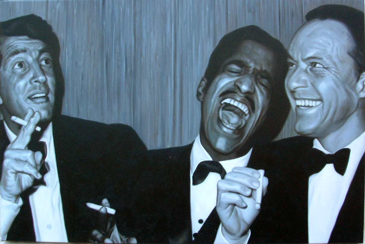 1209x808 Ratpack By Benw99 - The Rat Pack Painting