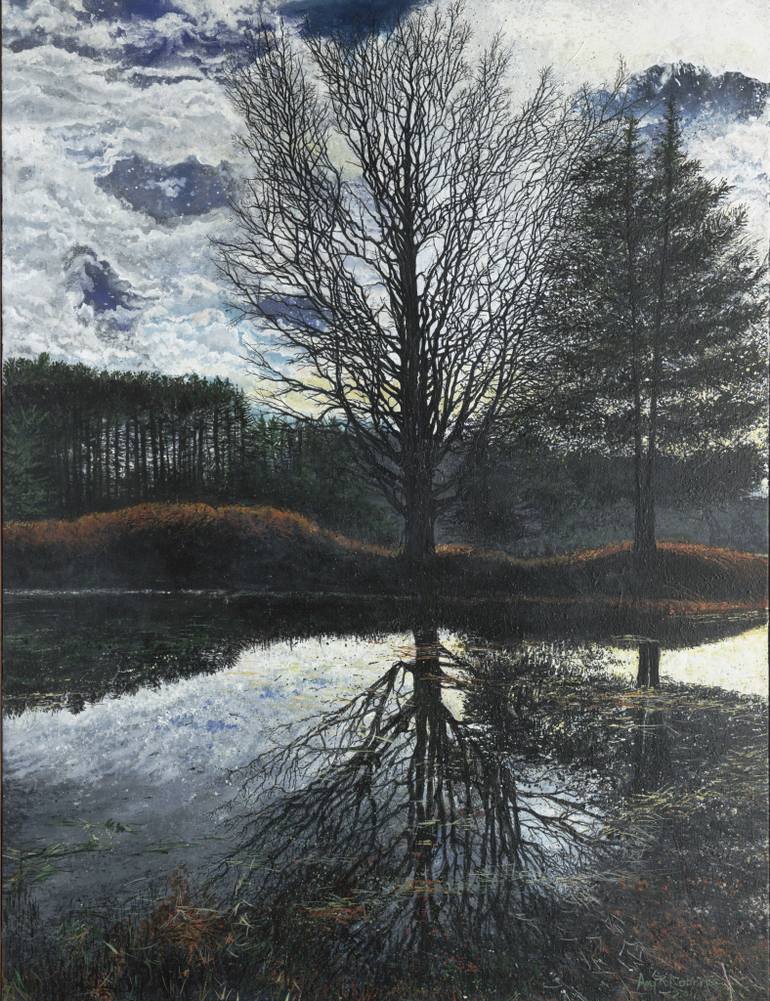 770x1001 Saatchi Art Return Of The Raven Painting By Amy Roberts - The Raven Painting